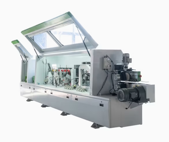 Automatic Edge Banding Machine with Pre-Milling, Corner Rounding & Slotting