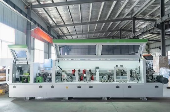 Automatic Edge Banding Machine with Pre-Milling, Corner Rounding & Slotting